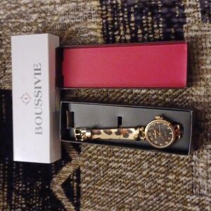 4/$60 New Animal Print Watch - Avon